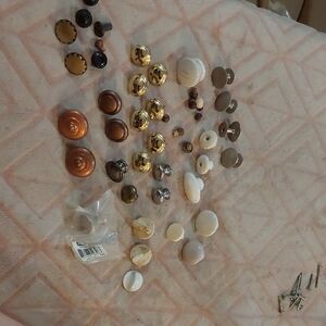 Mixed Cabinet & Drawer Knobs and Pulls - Gold, Copper, Silver, White